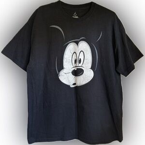 Disney Parks Mickey Mouse Double-Sided Y2K T-Shirt Size X-Large